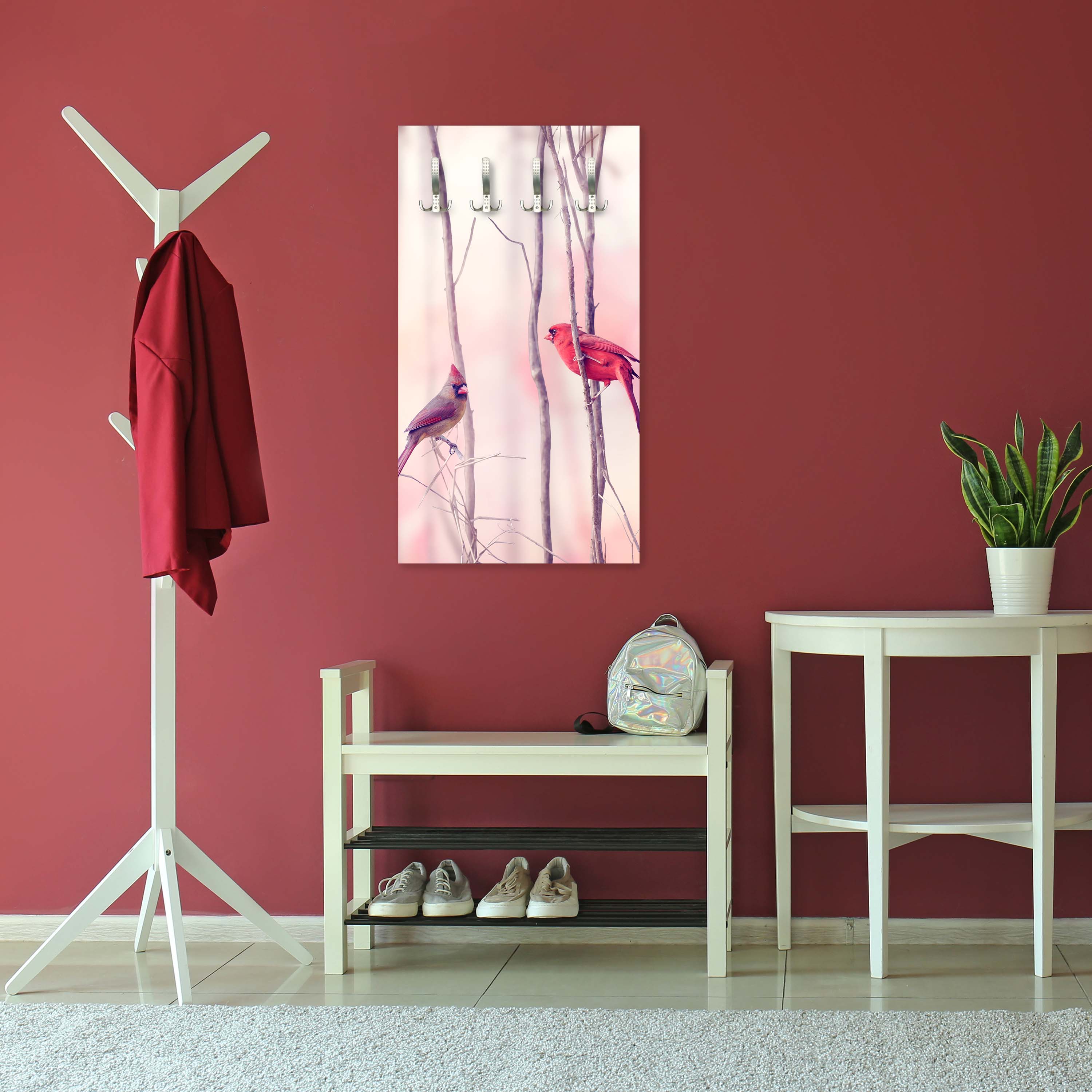 Garderobe Kardinalvögel M0718 entdecken - Bild 5 Garderobe Kardinalvögel M0718 entdecken - Bild 5