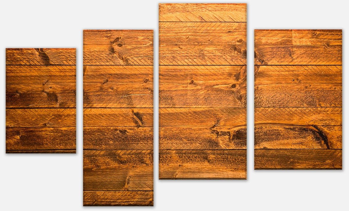 Leinwandbild Mehrteiler Alte Holzwand M0719 Leinwandbild Mehrteiler Alte Holzwand M0719
