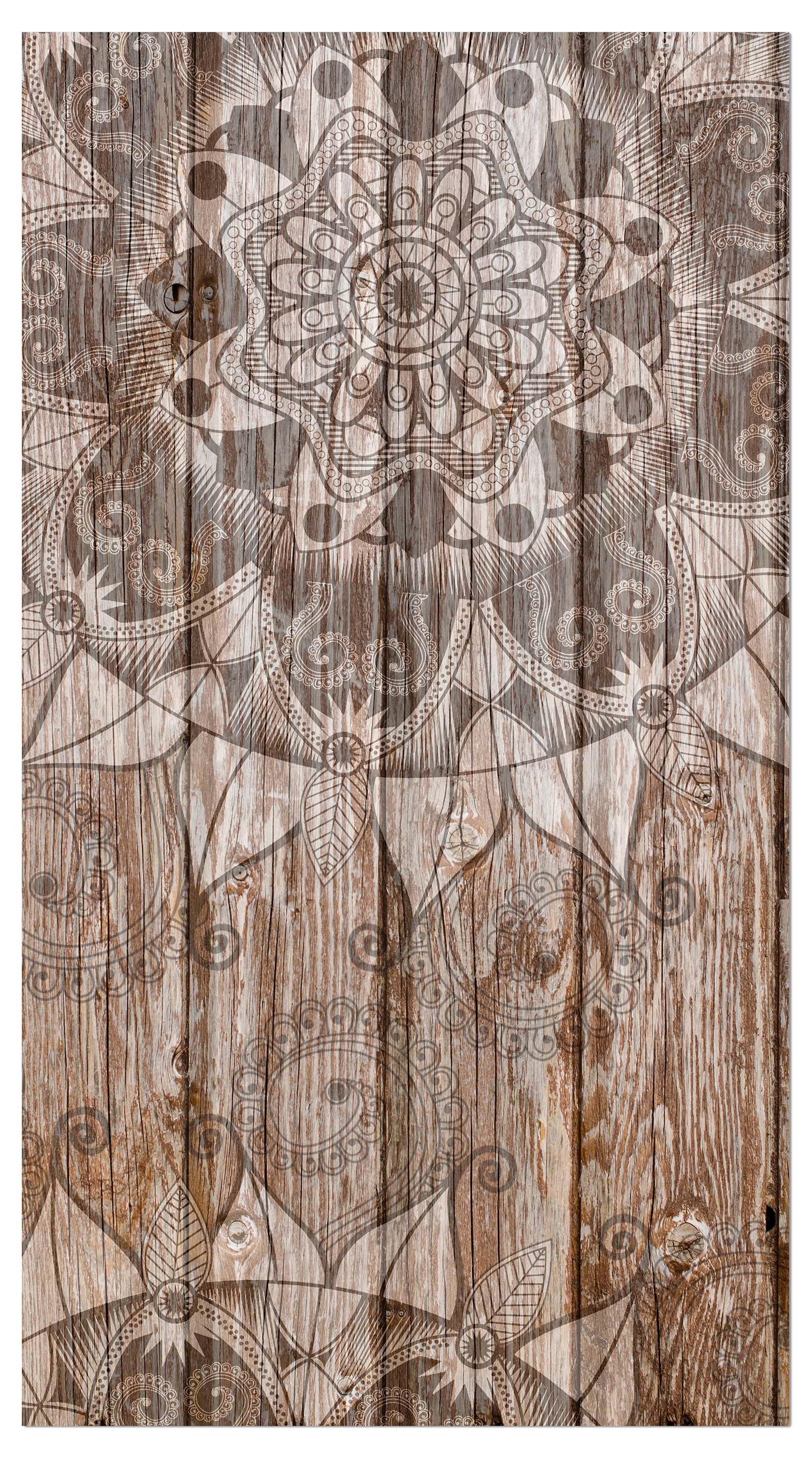 Garderobe Holzwand mit Mandalas M0722 entdecken - Bild 4 Garderobe Holzwand mit Mandalas M0722 entdecken - Bild 4