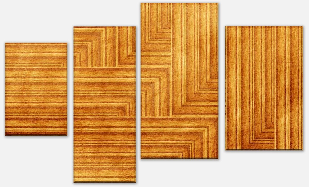 Leinwandbild Mehrteiler Holztexture M0724 Leinwandbild Mehrteiler Holztexture M0724