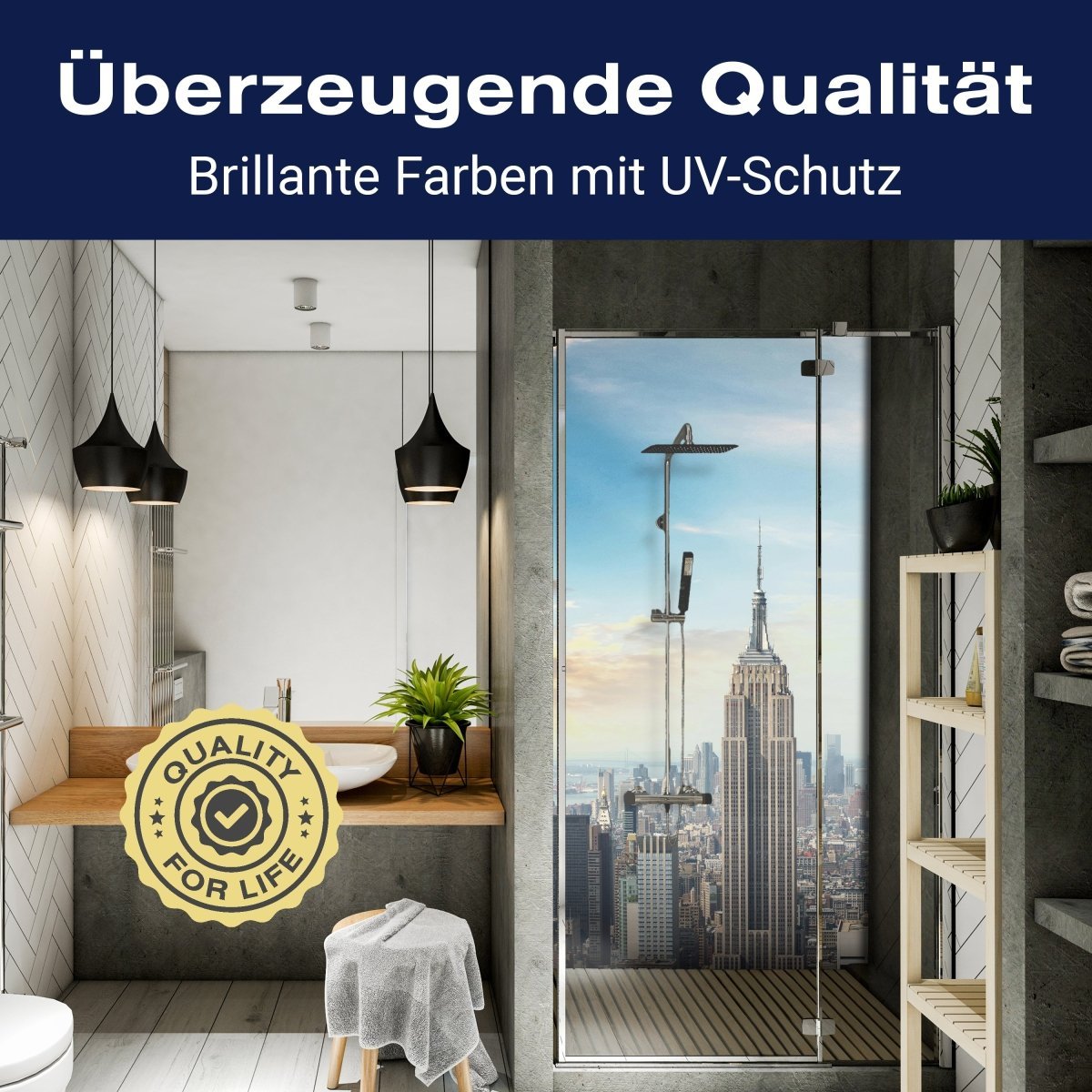 Duschwand Midtown und Manhattan - NYC M0725 entdecken - Bild 2 Duschwand Midtown und Manhattan - NYC M0725 entdecken - Bild 2