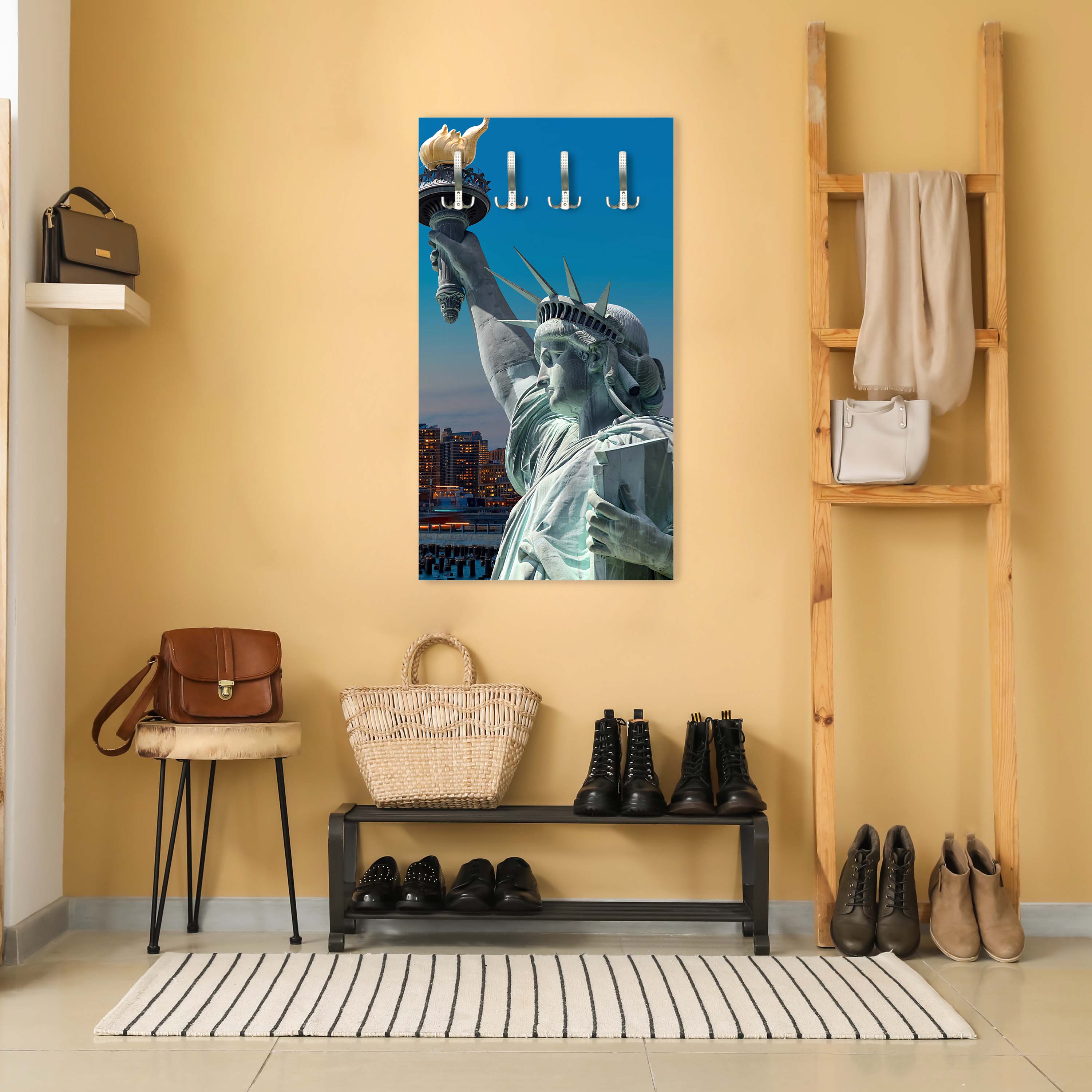 Garderobe New York Skyline Freiheitsstatue M0726 entdecken - Bild 2 Garderobe New York Skyline Freiheitsstatue M0726 entdecken - Bild 2