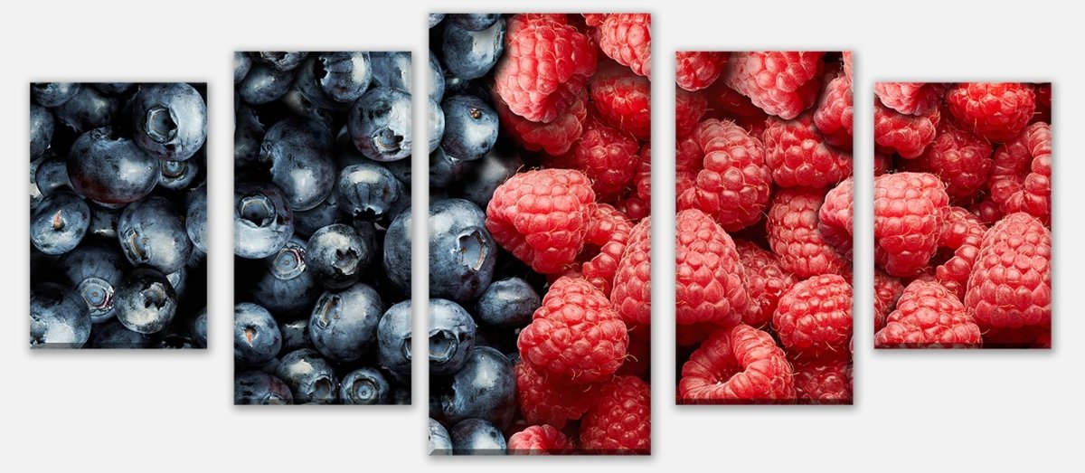 Leinwandbild Mehrteiler Heidelbeeren und Himbeeren M0732 entdecken - Bild 1 Leinwandbild Mehrteiler Heidelbeeren und Himbeeren M0732 entdecken - Bild 1