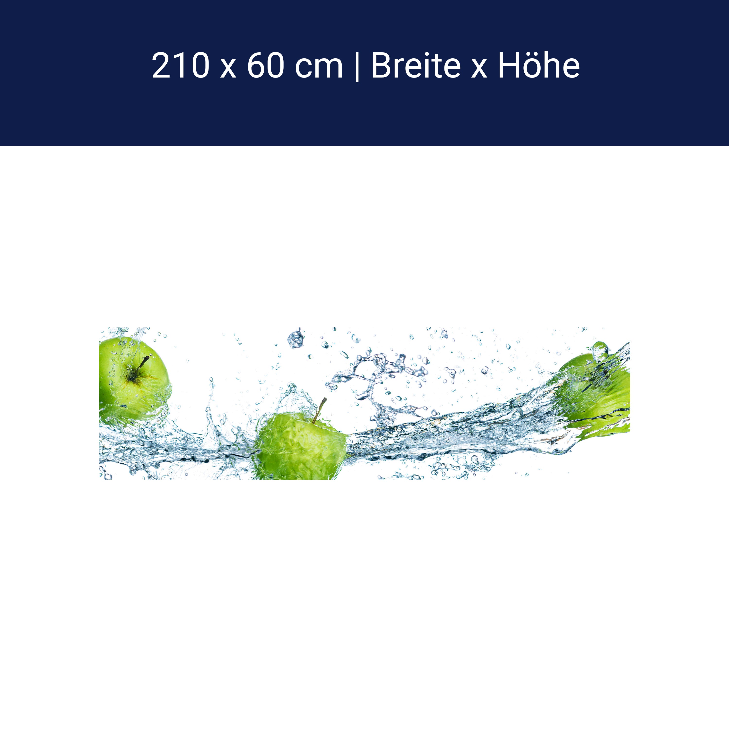 Küchenrückwand grüner Apfel M0736 Küchenrückwand grüner Apfel M0736