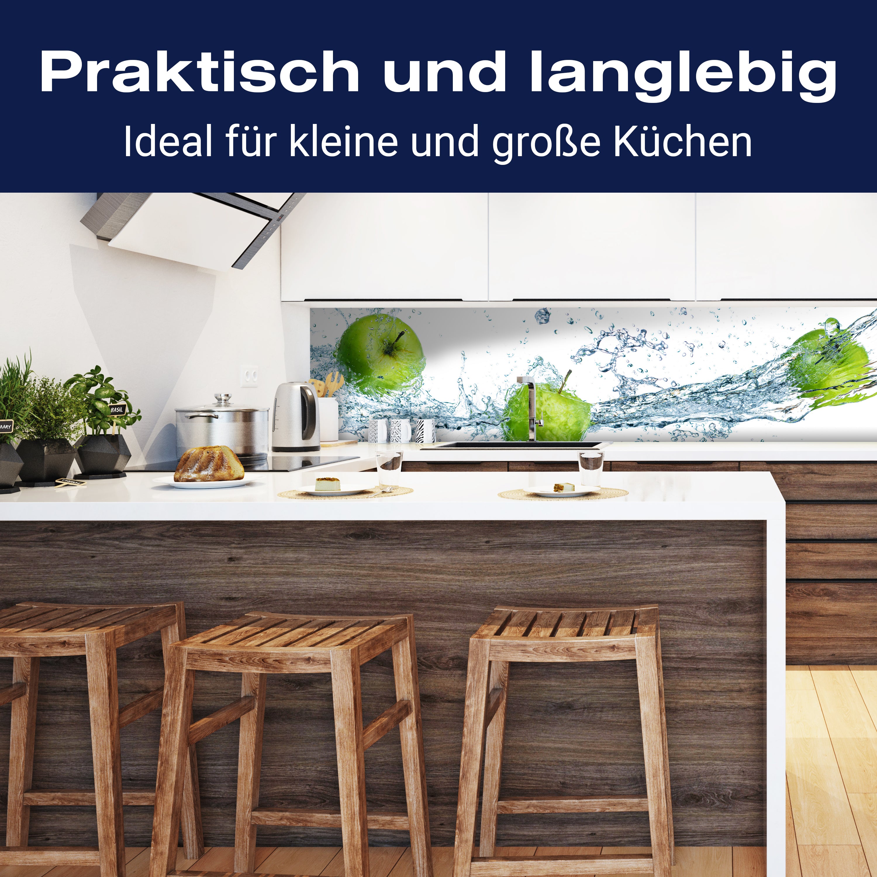 Küchenrückwand grüner Apfel M0736 entdecken - Bild 3 Küchenrückwand grüner Apfel M0736 entdecken - Bild 3