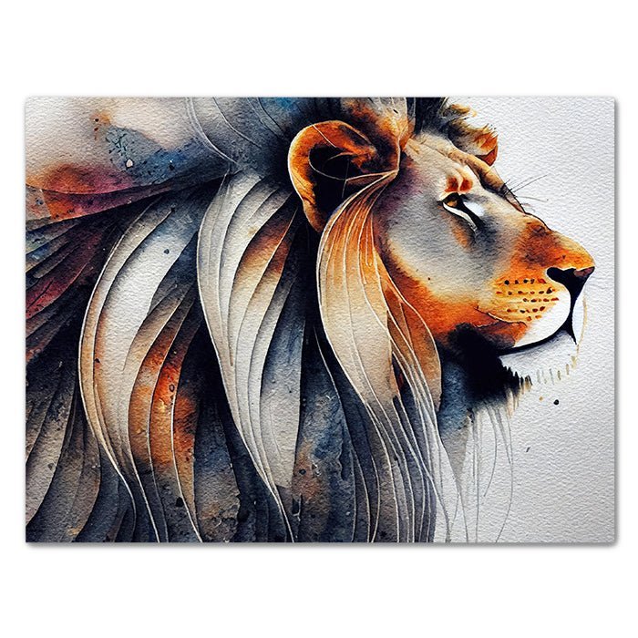 Leinwandbild Malerei Löwe Querformat M0737 kaufen - Bild 1 Leinwandbild Malerei Löwe Querformat M0737 kaufen - Bild 1
