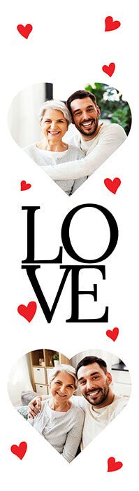 Weinbox in Weiss mit Herzen und Foto M0762 - Bild 4 Weinbox in Weiss mit Herzen und Foto M0762 - Bild 4