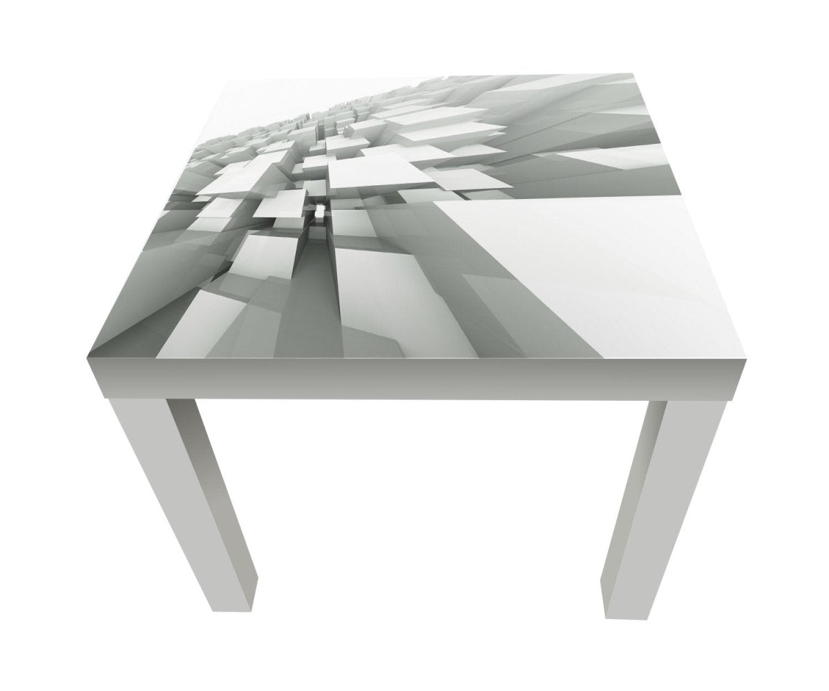Beistelltisch 3D-Hintergrund mit quadratischen Strukturen M0766 entdecken - Bild 1 Beistelltisch 3D-Hintergrund mit quadratischen Strukturen M0766 entdecken - Bild 1