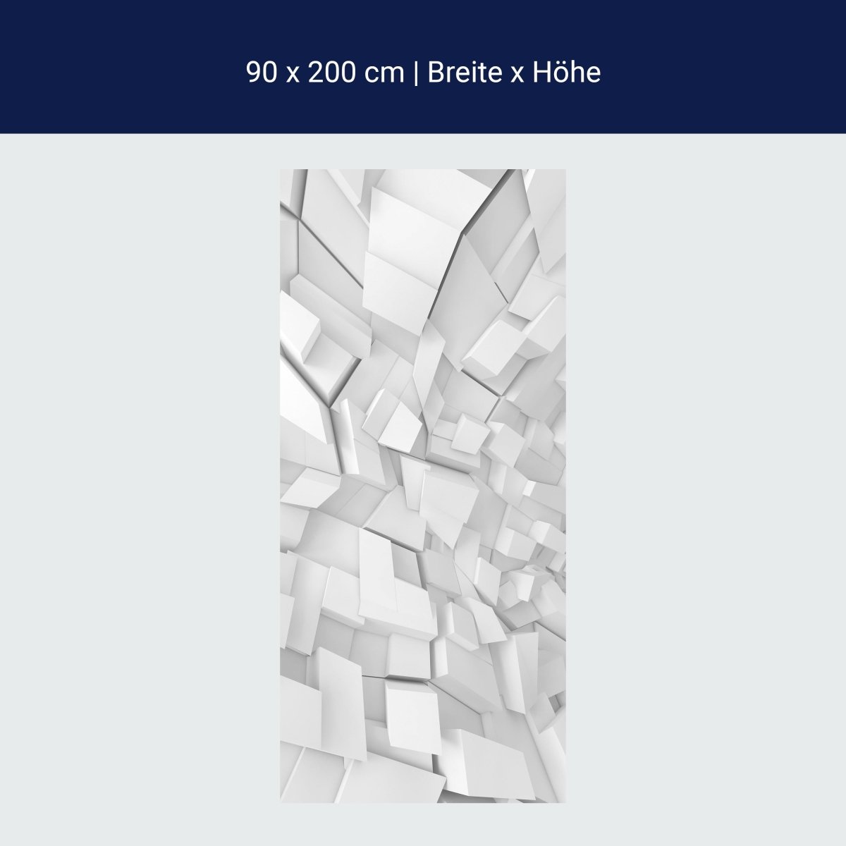 Duschwand Innenmuster mit chaotischen Blöcken M0767 Duschwand Innenmuster mit chaotischen Blöcken M0767