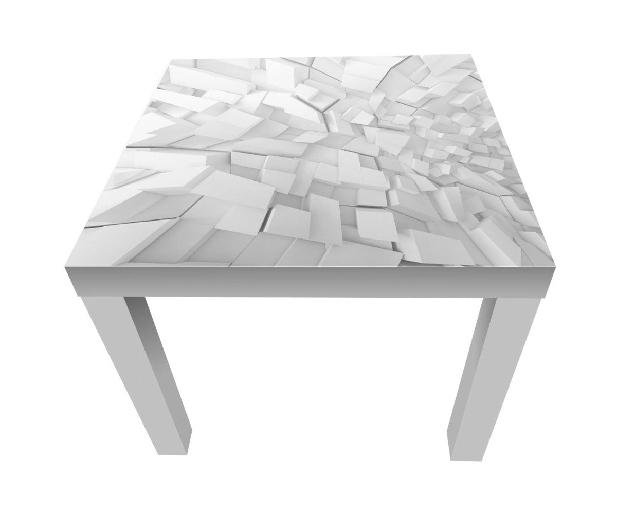 Beistelltisch Innenmuster mit chaotischen Blöcken M0767 entdecken - Bild 1 Beistelltisch Innenmuster mit chaotischen Blöcken M0767 entdecken - Bild 1