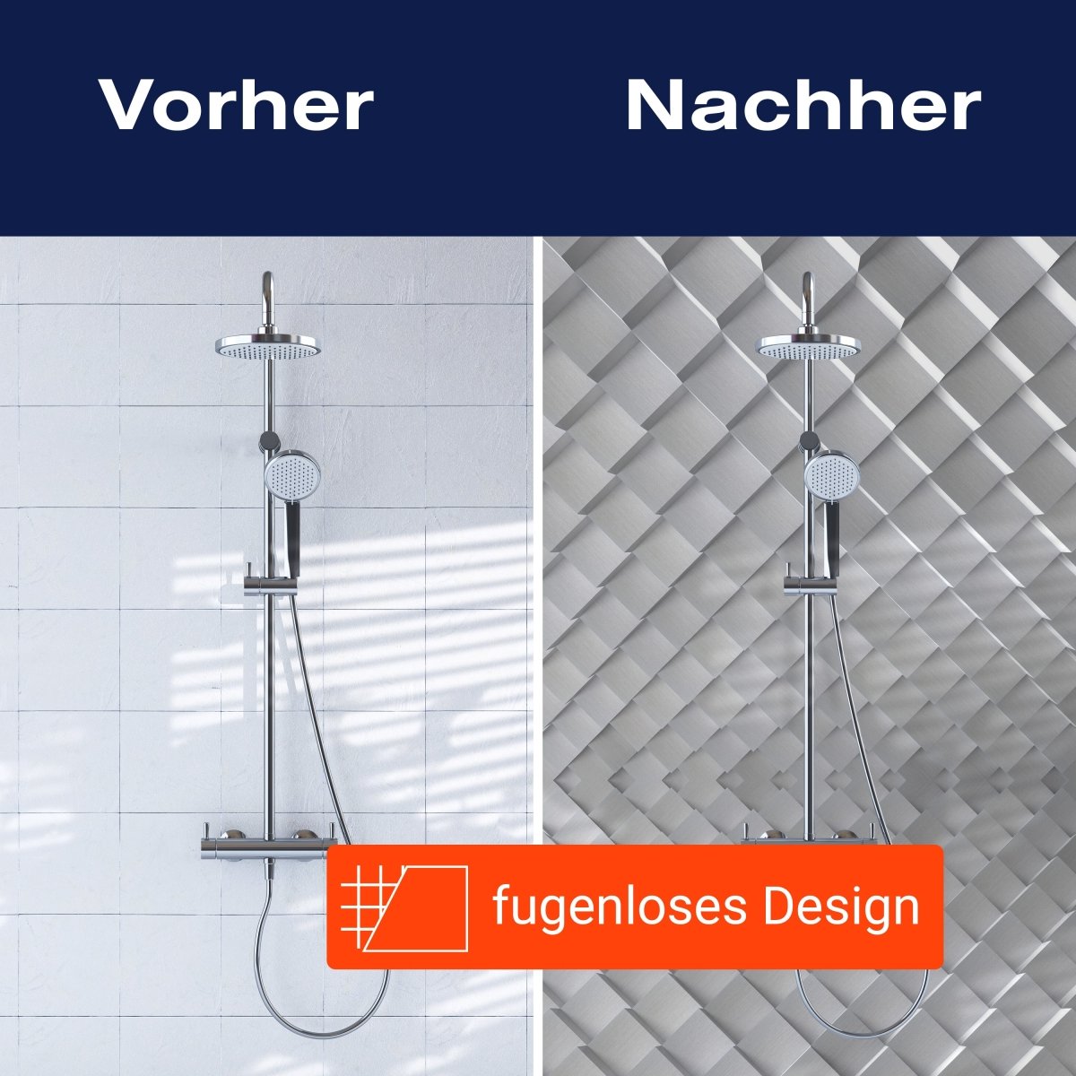 Duschwand Eine abstrakte Metallkulisse M0769 entdecken - Bild 9 Duschwand Eine abstrakte Metallkulisse M0769 entdecken - Bild 9