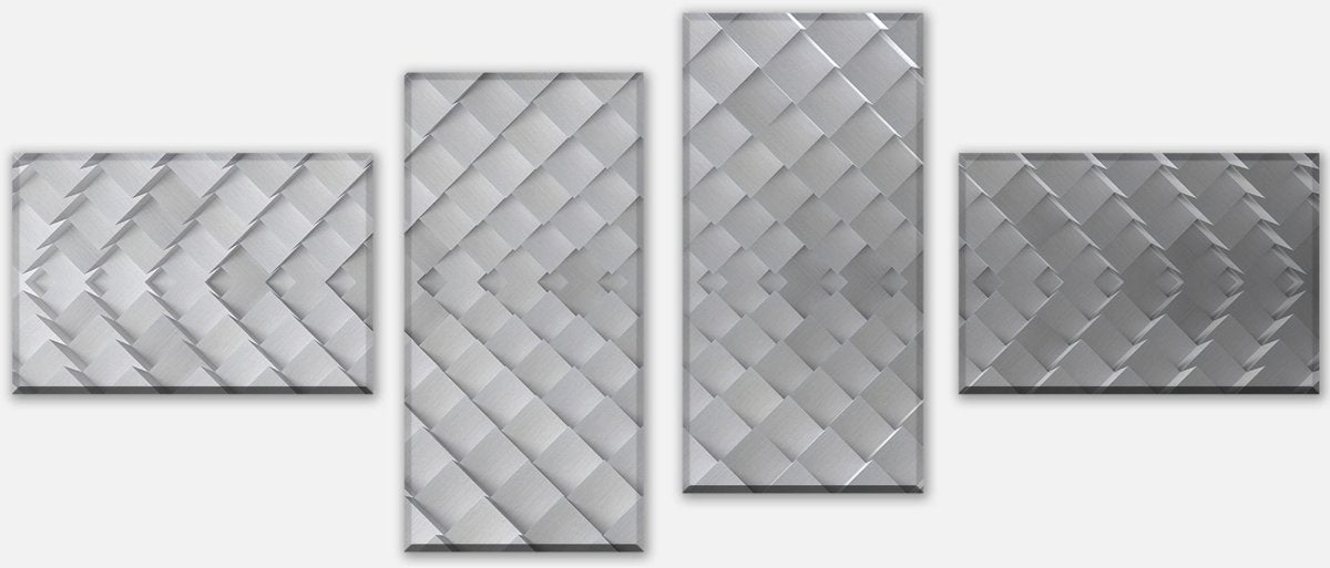 Leinwandbild Mehrteiler Eine abstrakte Metallkulisse M0769 Leinwandbild Mehrteiler Eine abstrakte Metallkulisse M0769