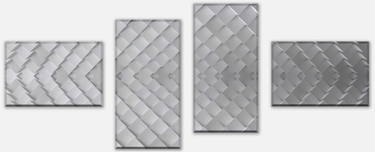 Leinwandbild Mehrteiler Eine abstrakte Metallkulisse M0769 Leinwandbild Mehrteiler Eine abstrakte Metallkulisse M0769