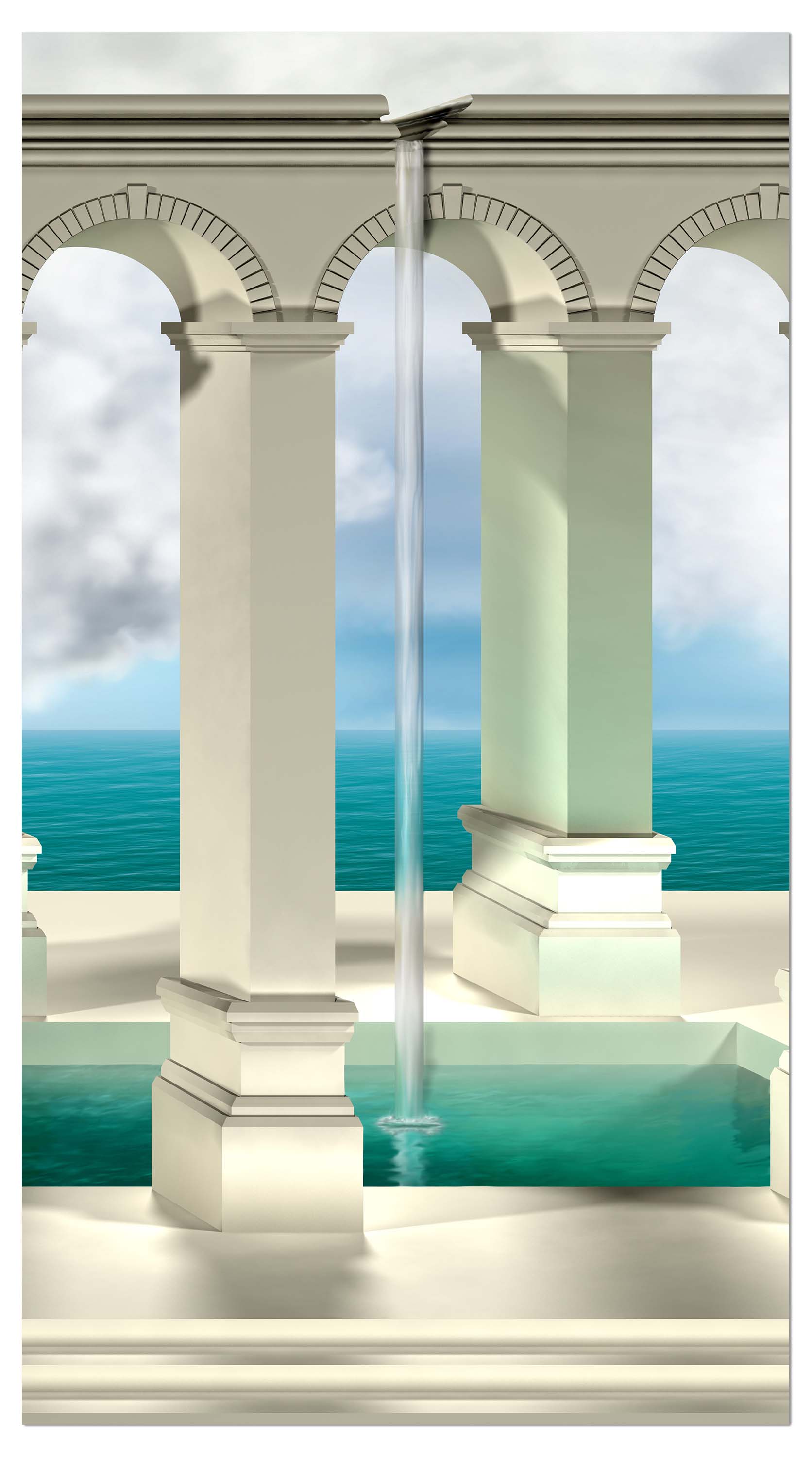 Garderobe optische Täuschung eines Wasserfalls M0774 entdecken - Bild 4 Garderobe optische Täuschung eines Wasserfalls M0774 entdecken - Bild 4