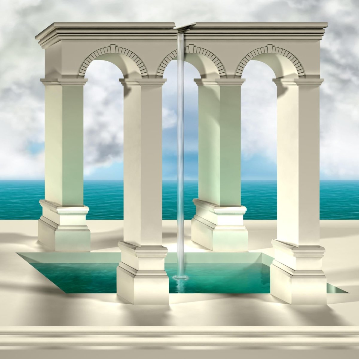 Beistelltisch optische Täuschung eines Wasserfalls M0774 entdecken - Bild 2 Beistelltisch optische Täuschung eines Wasserfalls M0774 entdecken - Bild 2