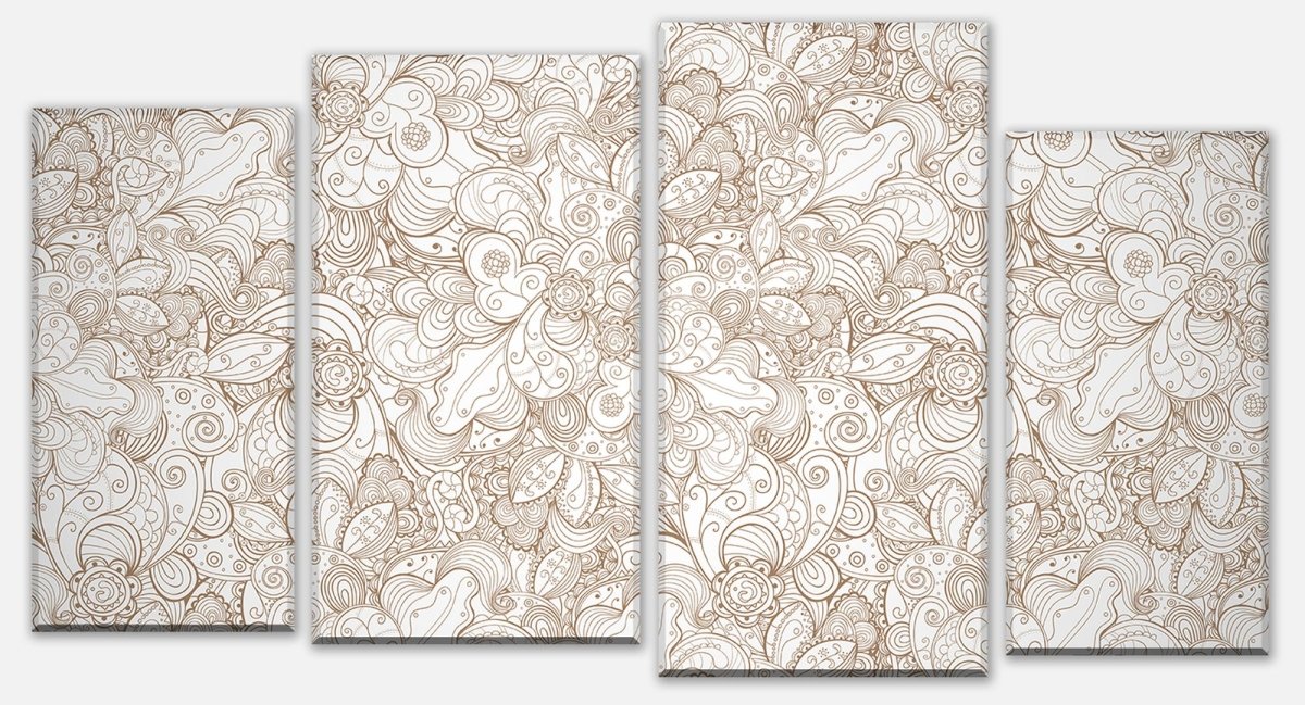 Leinwandbild Mehrteiler Floral abstrakten Hintergrund M0775 Leinwandbild Mehrteiler Floral abstrakten Hintergrund M0775