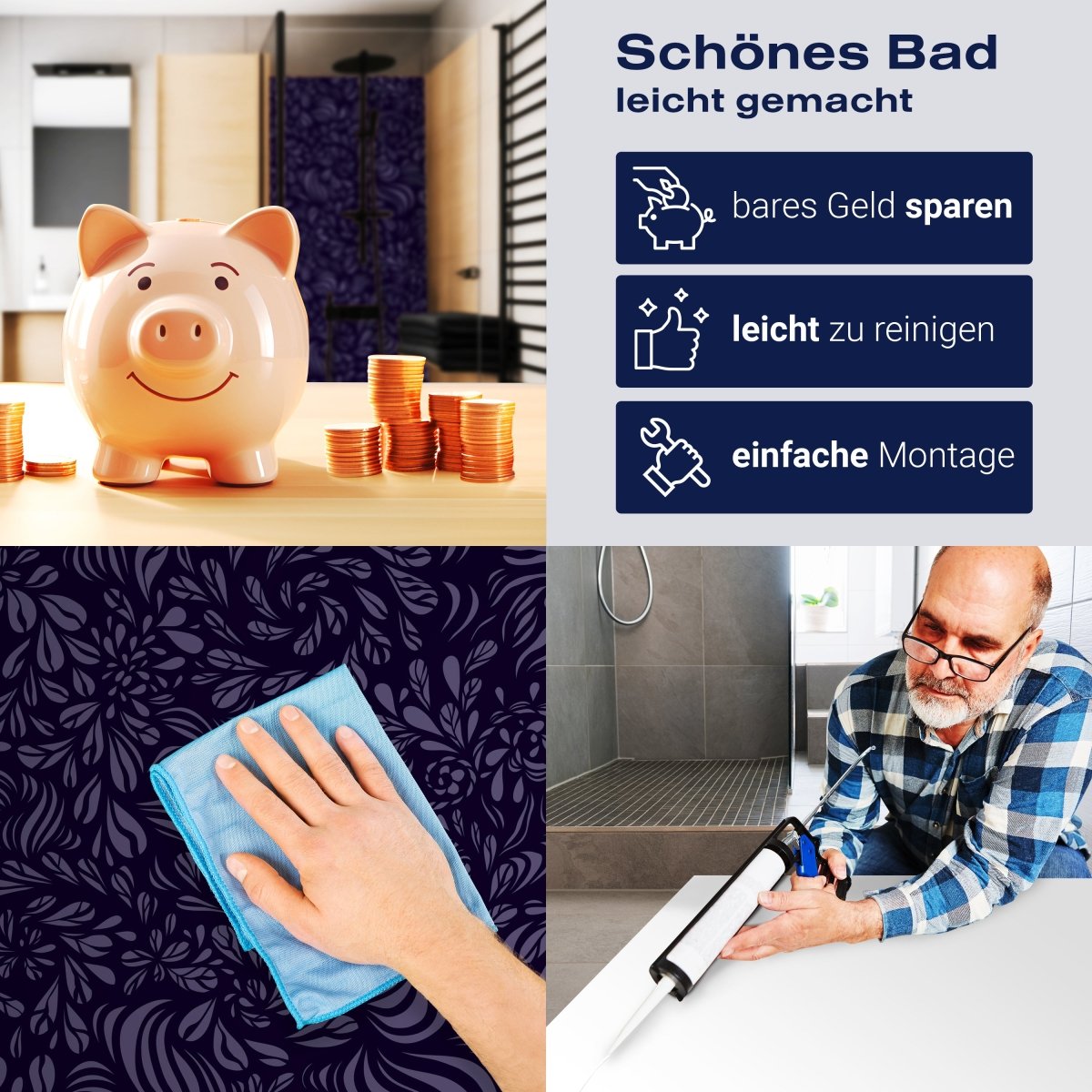 Duschwand Abstraktes Fantasie Blumenmuster M0778 entdecken - Bild 7 Duschwand Abstraktes Fantasie Blumenmuster M0778 entdecken - Bild 7