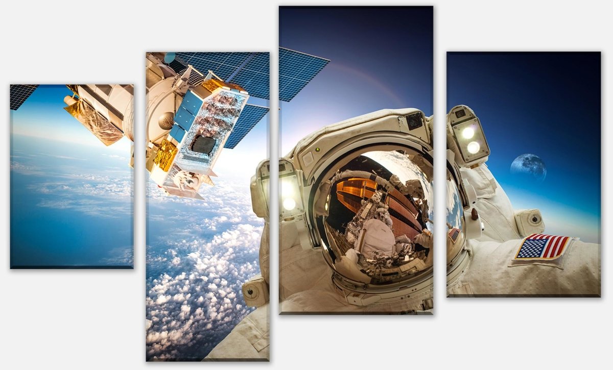 Leinwandbild Mehrteiler Astronaut M0780 Leinwandbild Mehrteiler Astronaut M0780