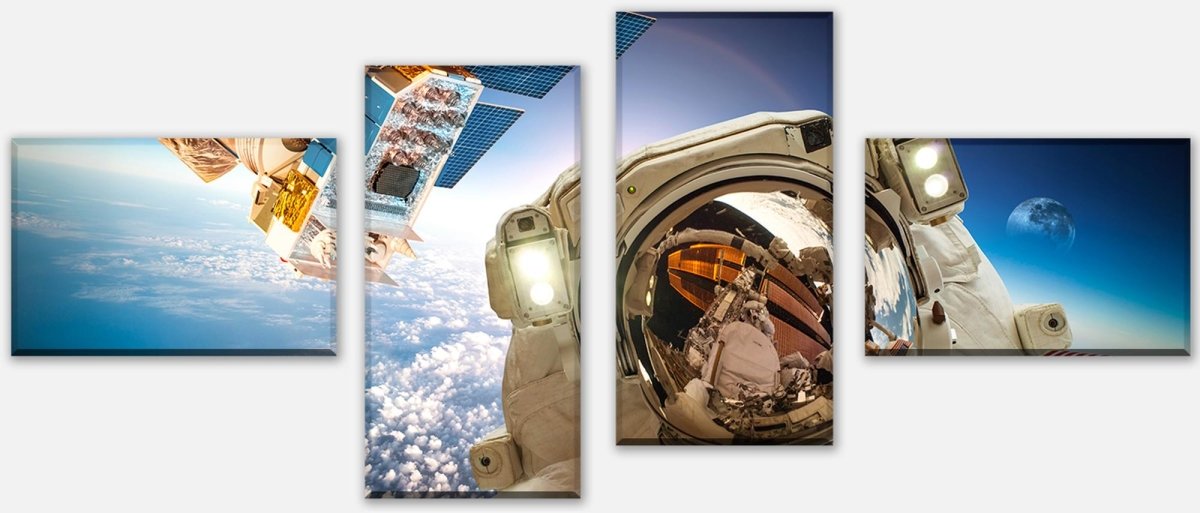 Leinwandbild Mehrteiler Astronaut M0780 Leinwandbild Mehrteiler Astronaut M0780