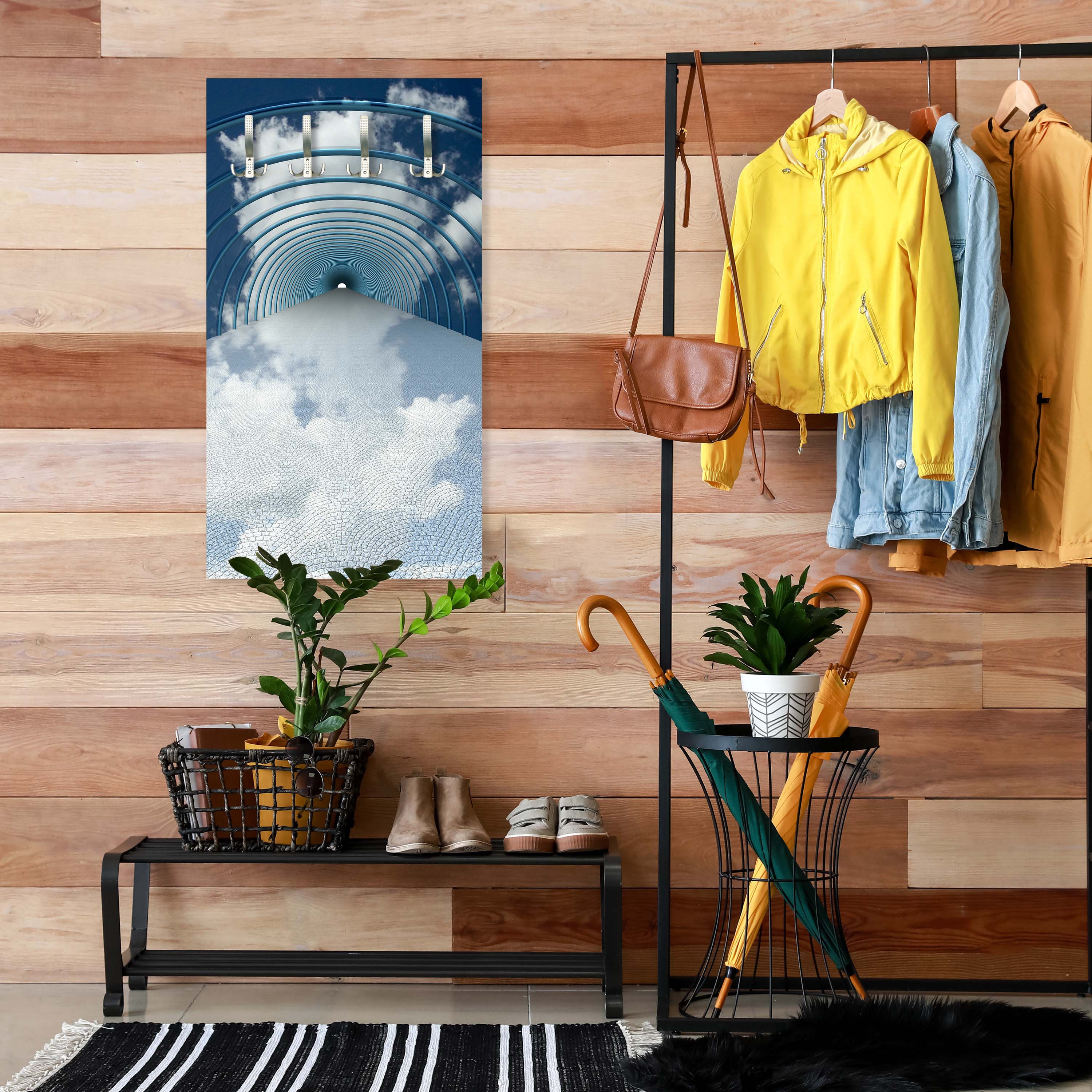 Garderobe Tunnel in Wolken M0784 entdecken - Bild 5 Garderobe Tunnel in Wolken M0784 entdecken - Bild 5