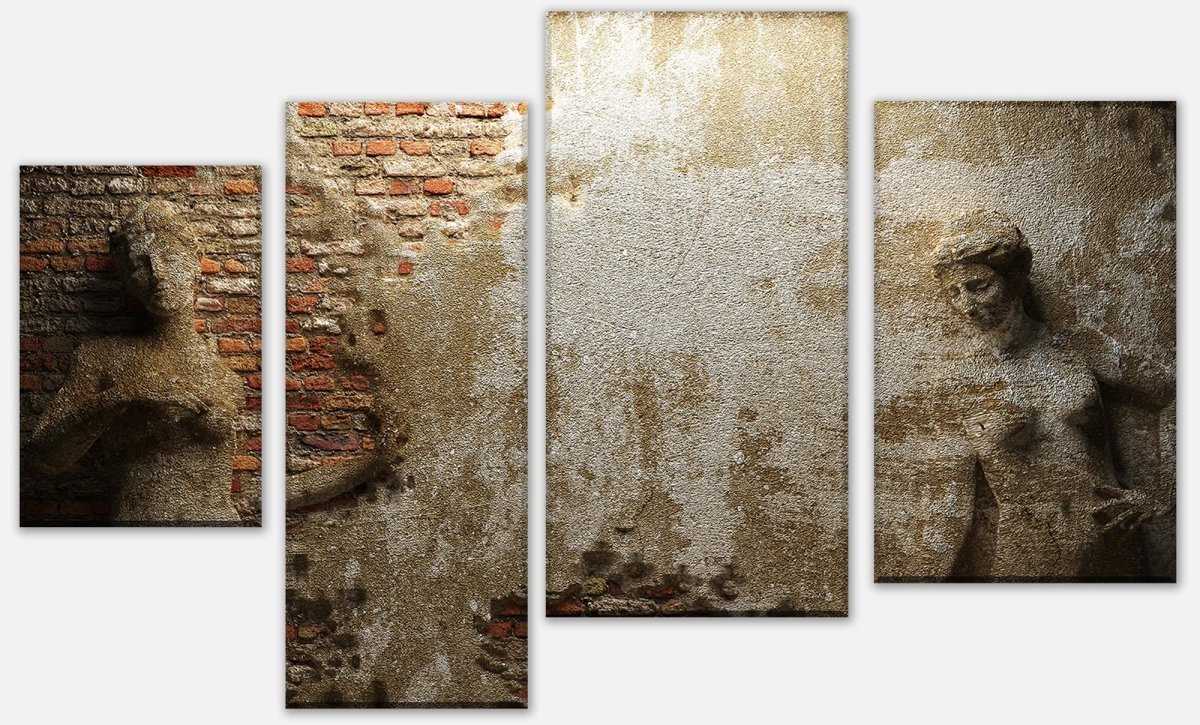 Leinwandbild Mehrteiler Antike Frauen Skulpturen M0785 Leinwandbild Mehrteiler Antike Frauen Skulpturen M0785