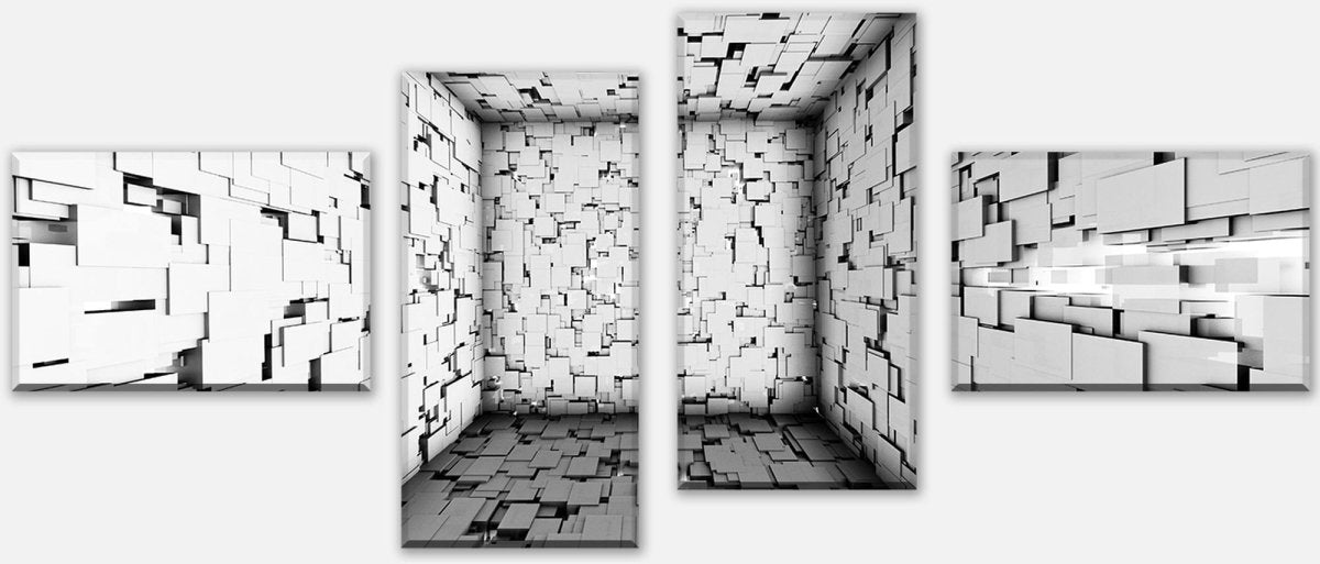 Leinwandbild Mehrteiler abstrakte Erweiterung des Raumes M0786 Leinwandbild Mehrteiler abstrakte Erweiterung des Raumes M0786