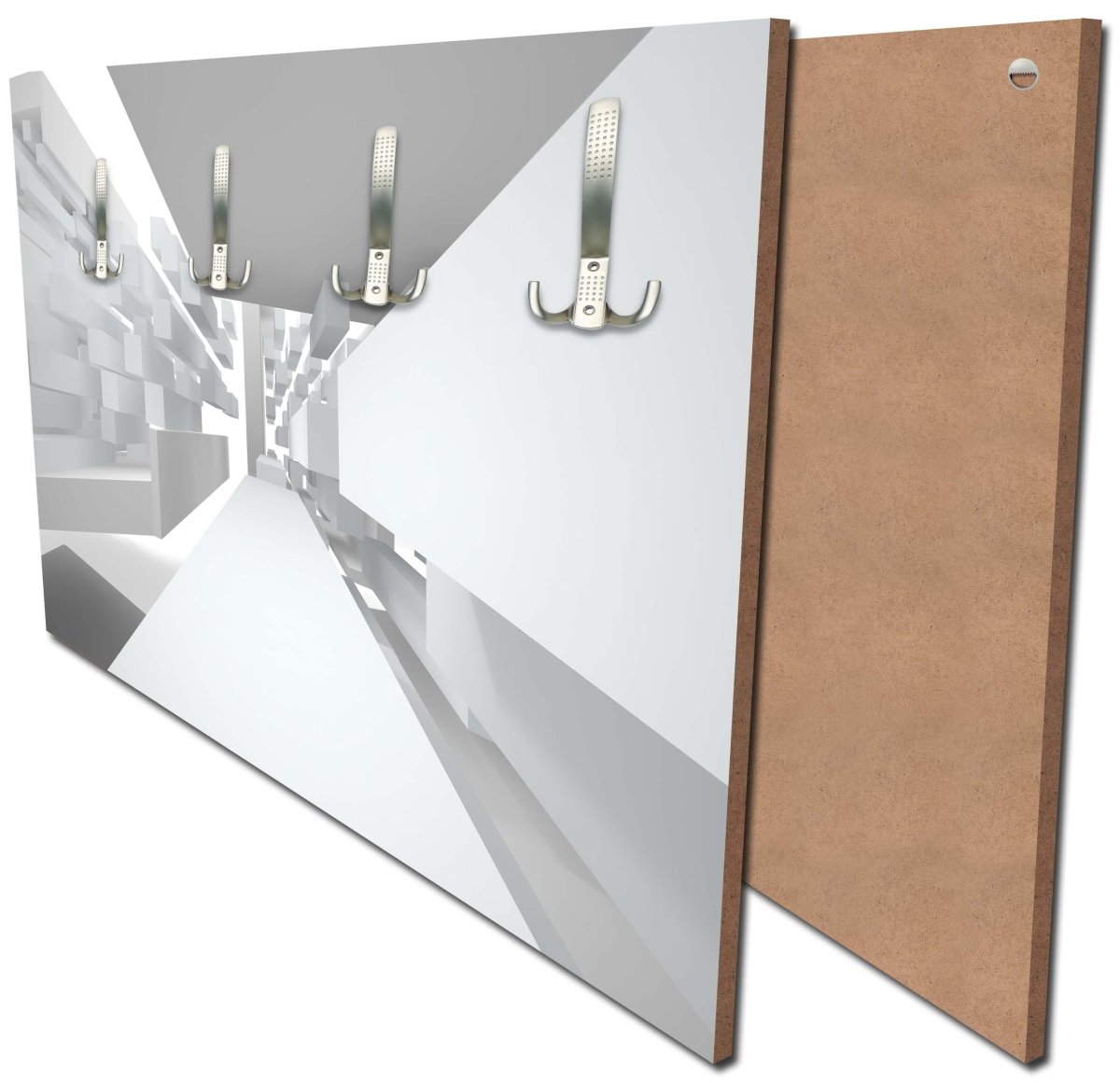 Garderobe Abstrakte weiße Architektur M0787 Garderobe Abstrakte weiße Architektur M0787