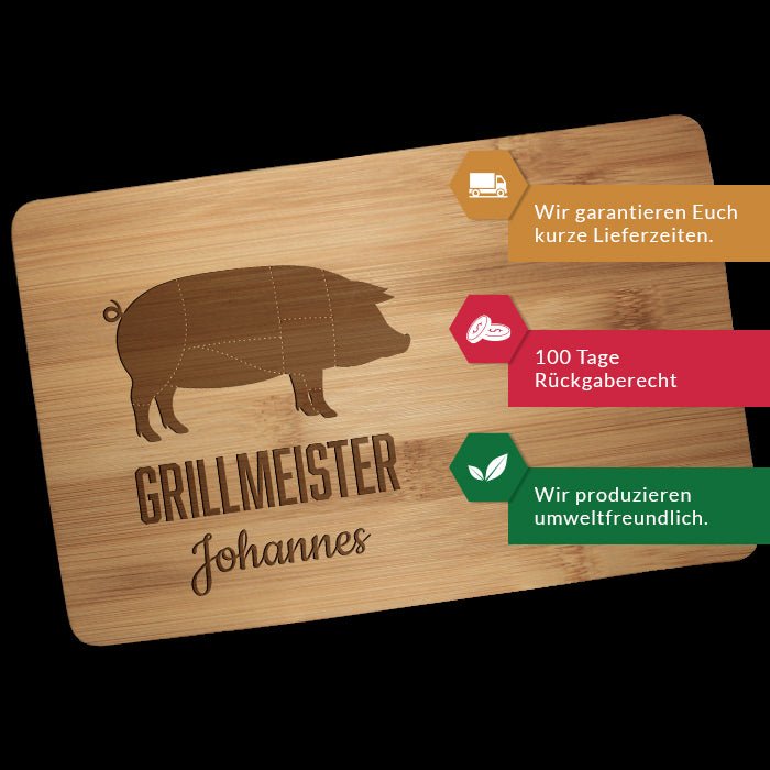 Frühstücksbrettchen Grillmeister M0790 - Bild 3 Frühstücksbrettchen Grillmeister M0790 - Bild 3
