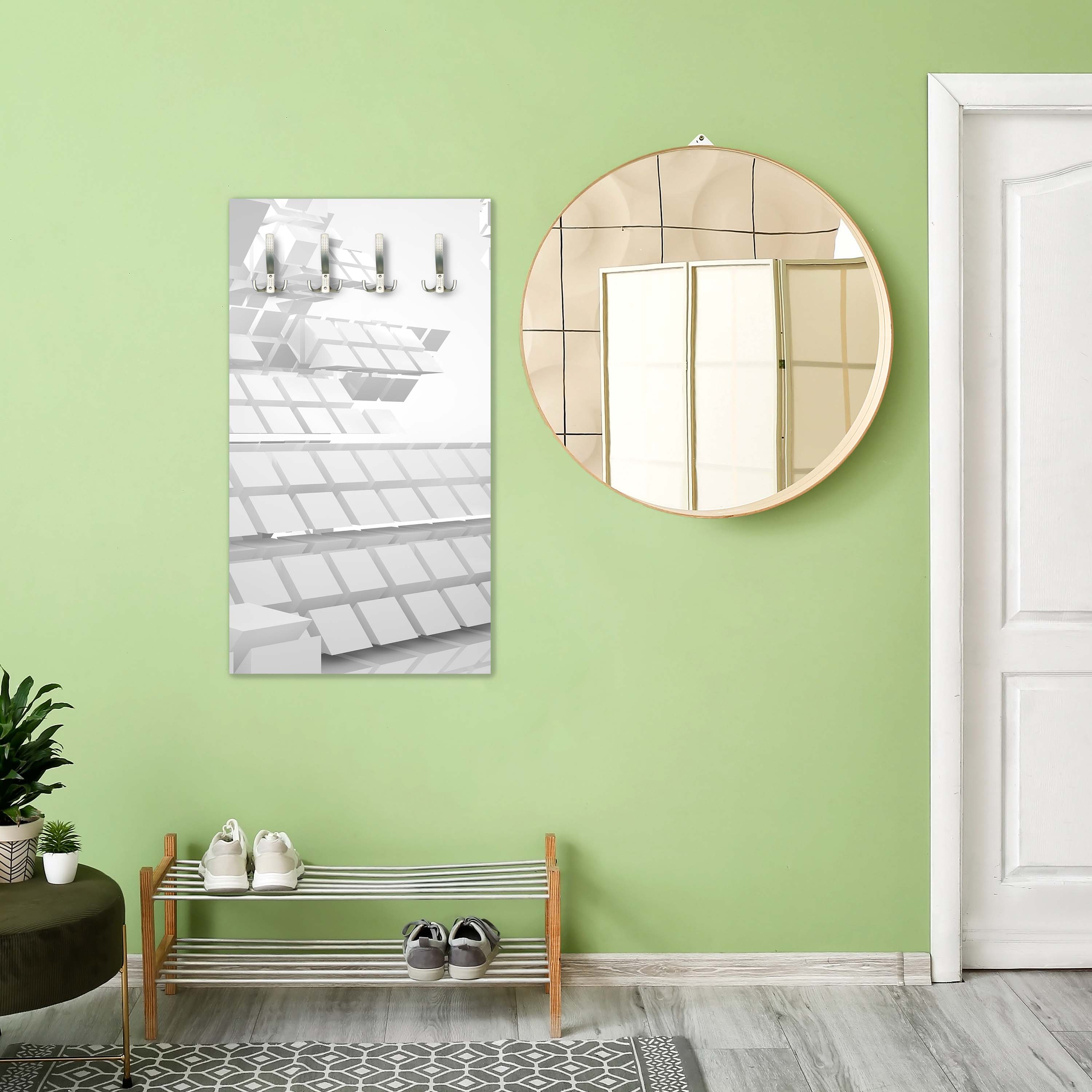 Garderobe verrückte Architektur weißer Hintergrund M0791 entdecken - Bild 5 Garderobe verrückte Architektur weißer Hintergrund M0791 entdecken - Bild 5