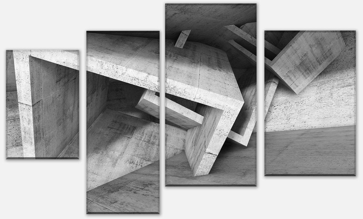 Leinwandbild Mehrteiler Konkrete Architektur Hintergrund M0796 Leinwandbild Mehrteiler Konkrete Architektur Hintergrund M0796