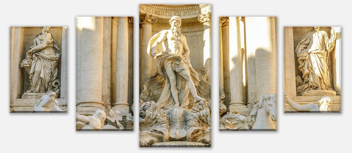 Leinwandbild Mehrteiler Trevi-Brunnen in Rom M0801 entdecken - Bild 1 Leinwandbild Mehrteiler Trevi-Brunnen in Rom M0801 entdecken - Bild 1