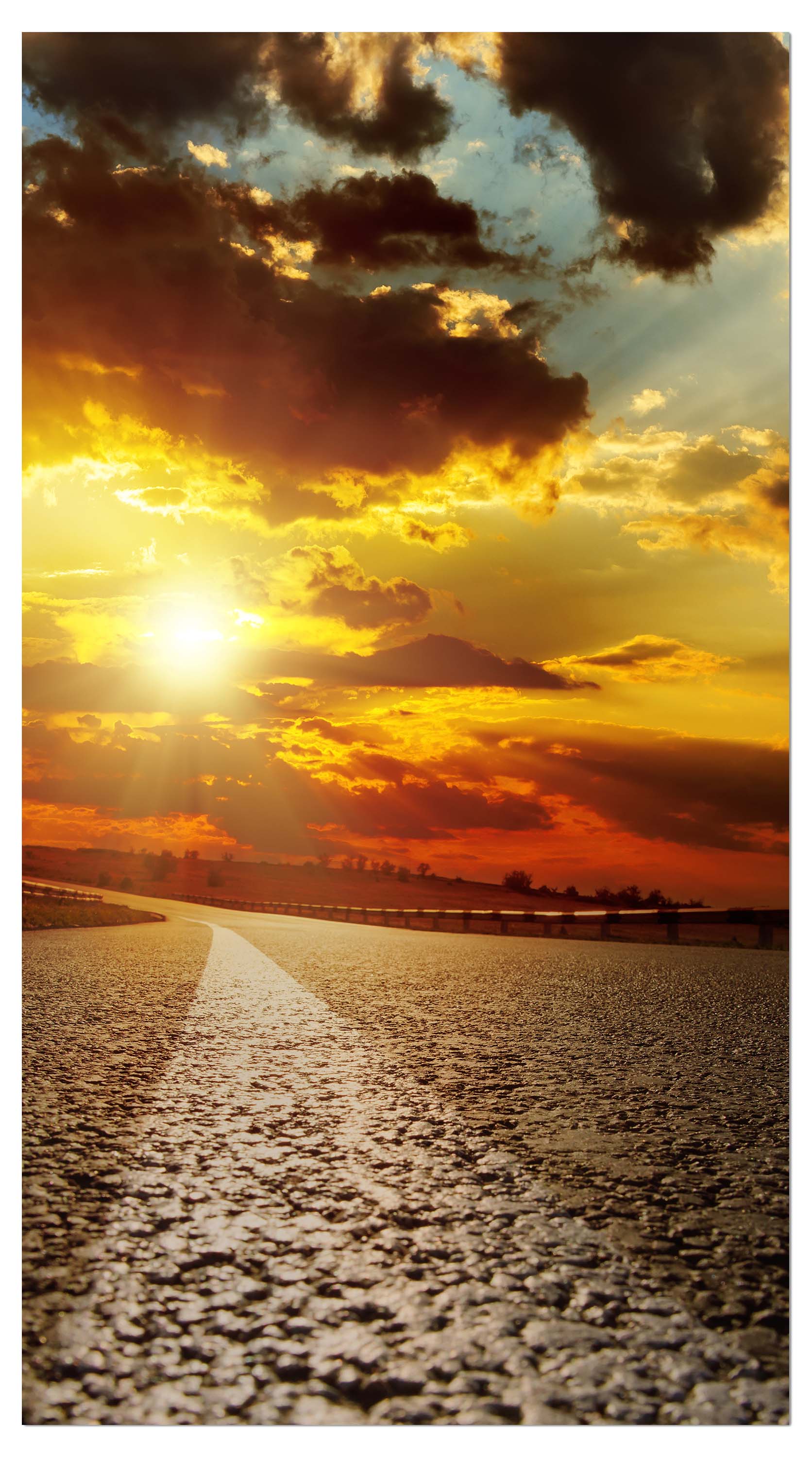 Garderobe Asphaltstraße und dramatischer Sonnenuntergang über ihm M0804 entdecken - Bild 4 Garderobe Asphaltstraße und dramatischer Sonnenuntergang über ihm M0804 entdecken - Bild 4