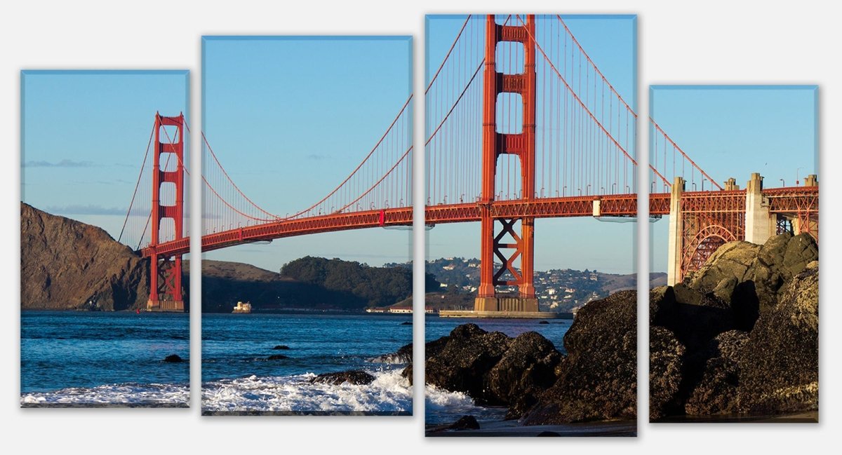 Leinwandbild Mehrteiler Golden Gate Bridge M0805 Leinwandbild Mehrteiler Golden Gate Bridge M0805