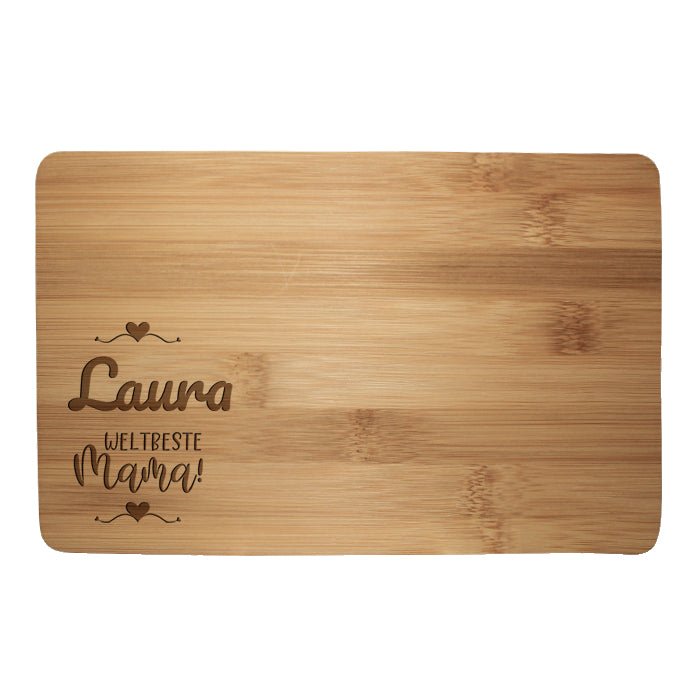 Frühstücksbrettchen Weltbeste Mama M0810 - Bild 1 Frühstücksbrettchen Weltbeste Mama M0810 - Bild 1