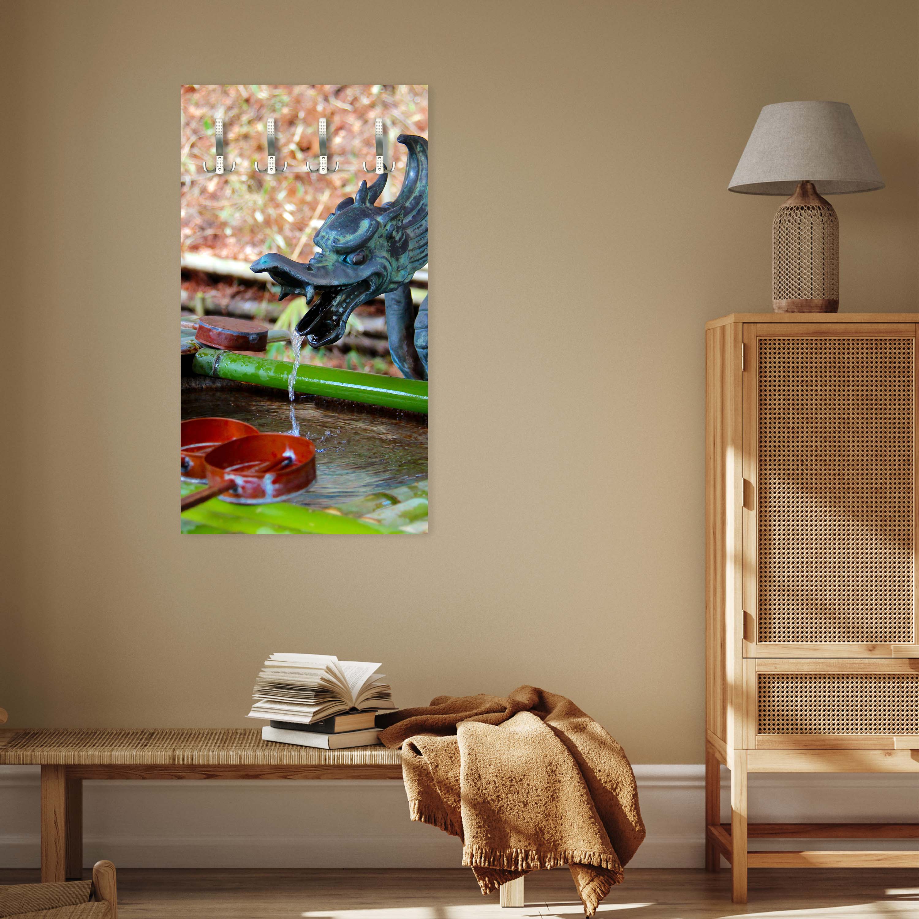 Garderobe Brunnen im japanischen Tempelgarten M0812 entdecken - Bild 3 Garderobe Brunnen im japanischen Tempelgarten M0812 entdecken - Bild 3