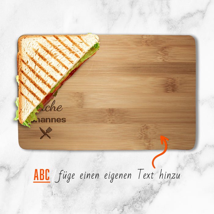 Frühstücksbrettchen Chef der Küche M0816 - Bild 2 Frühstücksbrettchen Chef der Küche M0816 - Bild 2