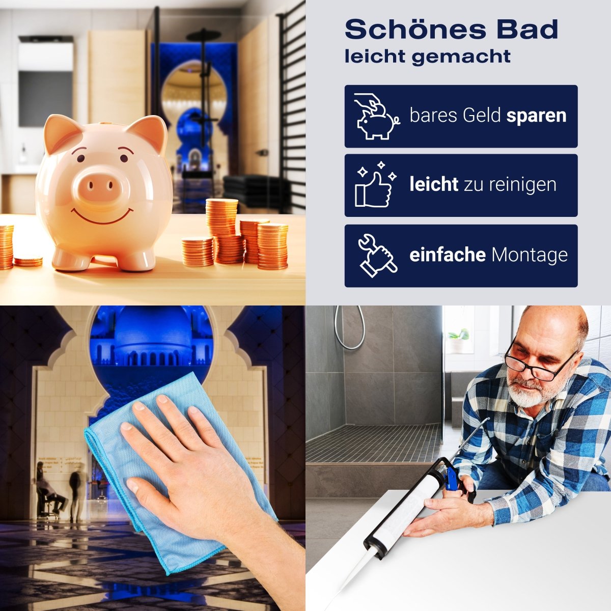 Duschwand Scheich Zayed-Moschee M0818 entdecken - Bild 7 Duschwand Scheich Zayed-Moschee M0818 entdecken - Bild 7