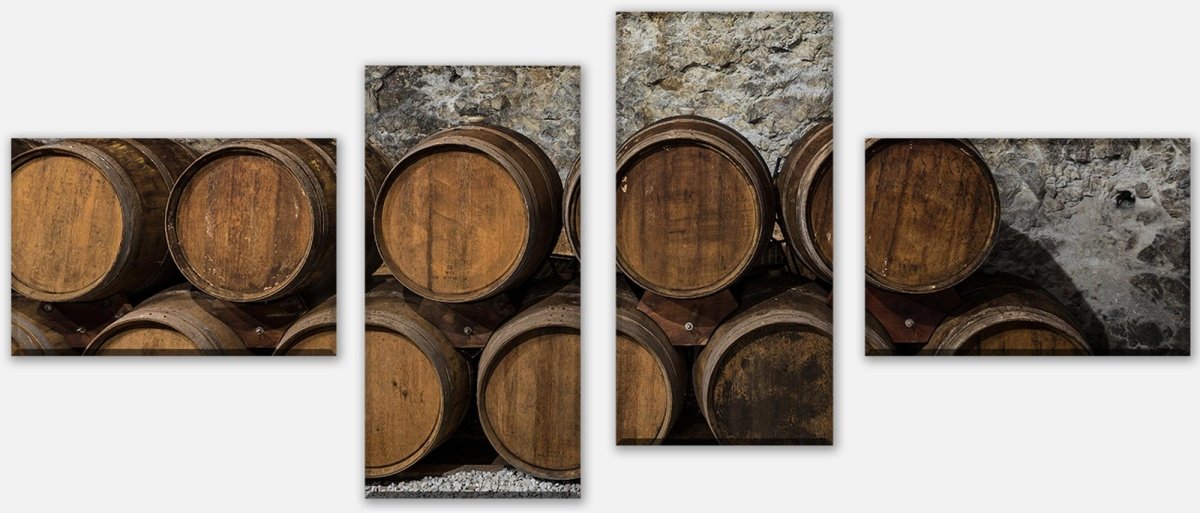 Leinwandbild Mehrteiler Ein alter Weinkeller M0821 Leinwandbild Mehrteiler Ein alter Weinkeller M0821