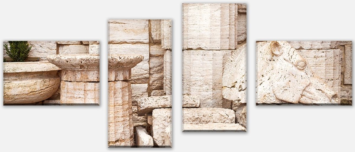 Leinwandbild Mehrteiler alte griechische säulen M0825 Leinwandbild Mehrteiler alte griechische säulen M0825