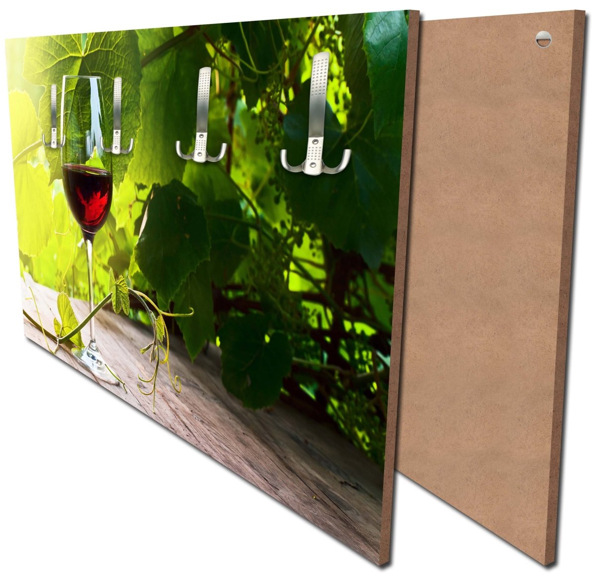 Garderobe Glas mit Rotwein im Weinberg M0830 Garderobe Glas mit Rotwein im Weinberg M0830