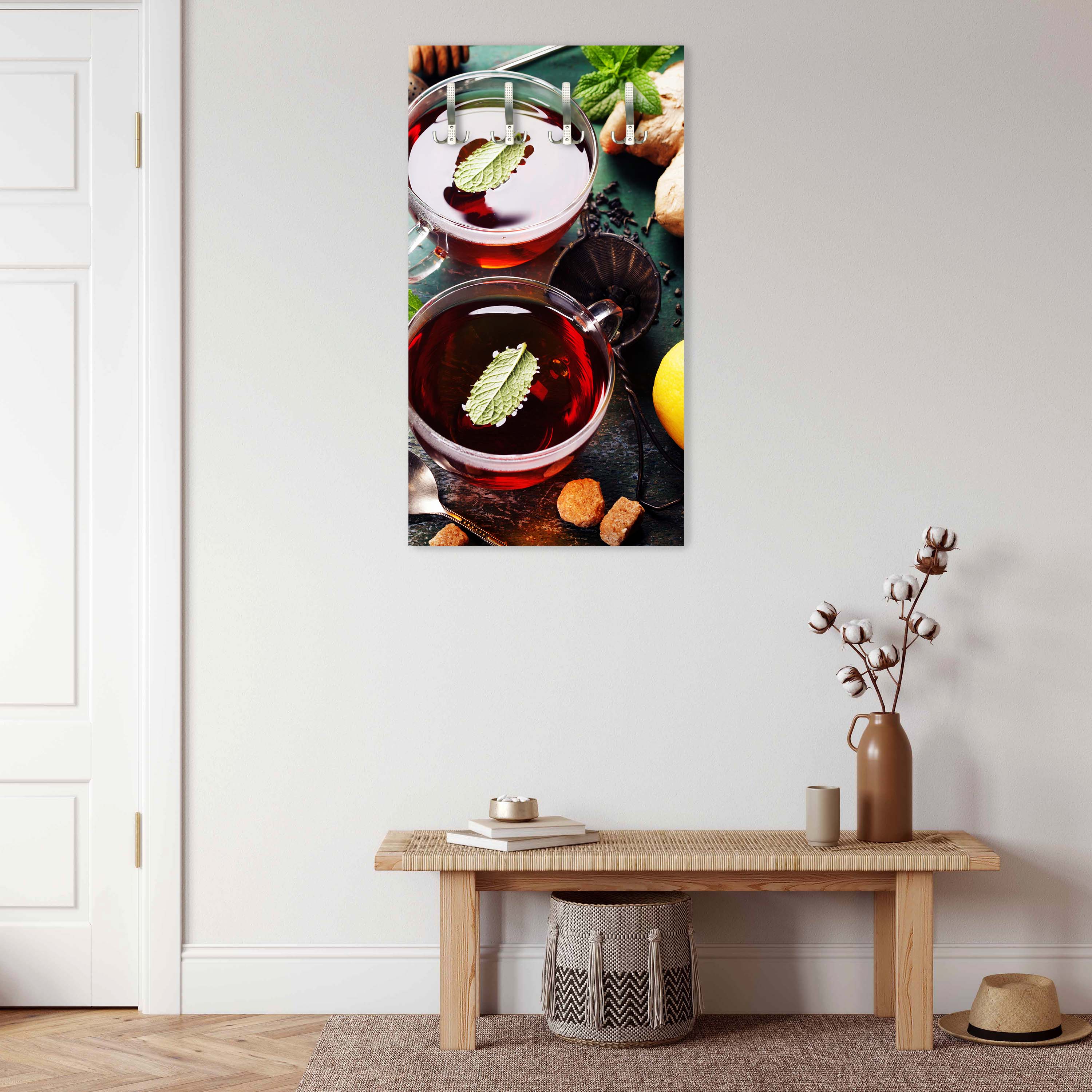 Garderobe Tee mit Minze, Ingwer und Zitrone M0834 entdecken - Bild 3 Garderobe Tee mit Minze, Ingwer und Zitrone M0834 entdecken - Bild 3