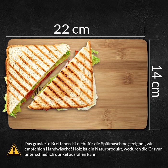 Frühstücksbrettchen Fuchs, hier krümelt M0836 - Bild 4 Frühstücksbrettchen Fuchs, hier krümelt M0836 - Bild 4