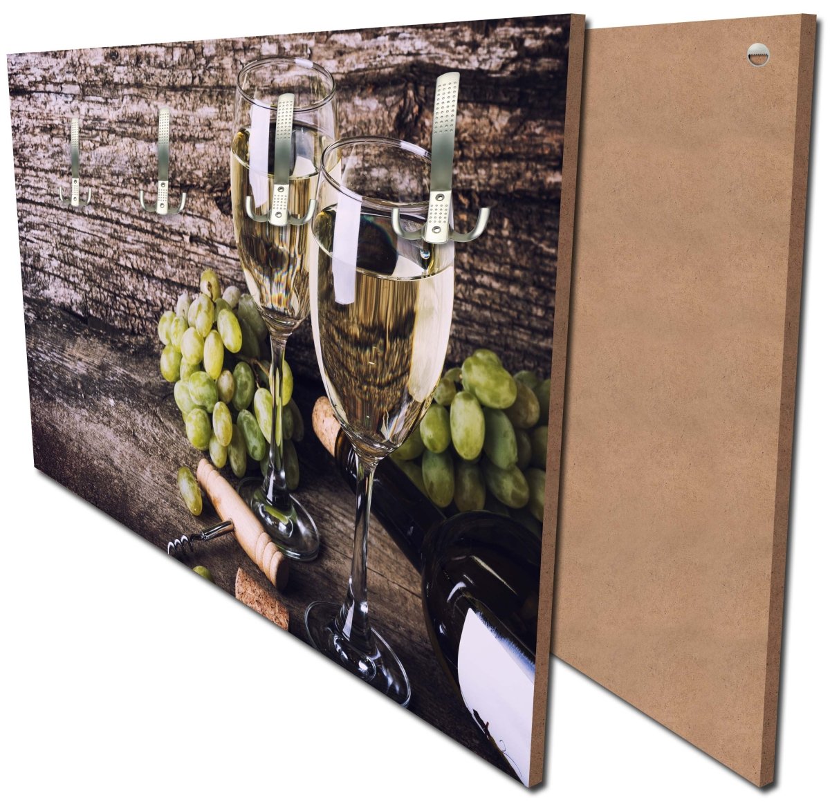 Garderobe alten hölzernen Hintergrund mit Gläser Weißwein M0837 Garderobe alten hölzernen Hintergrund mit Gläser Weißwein M0837