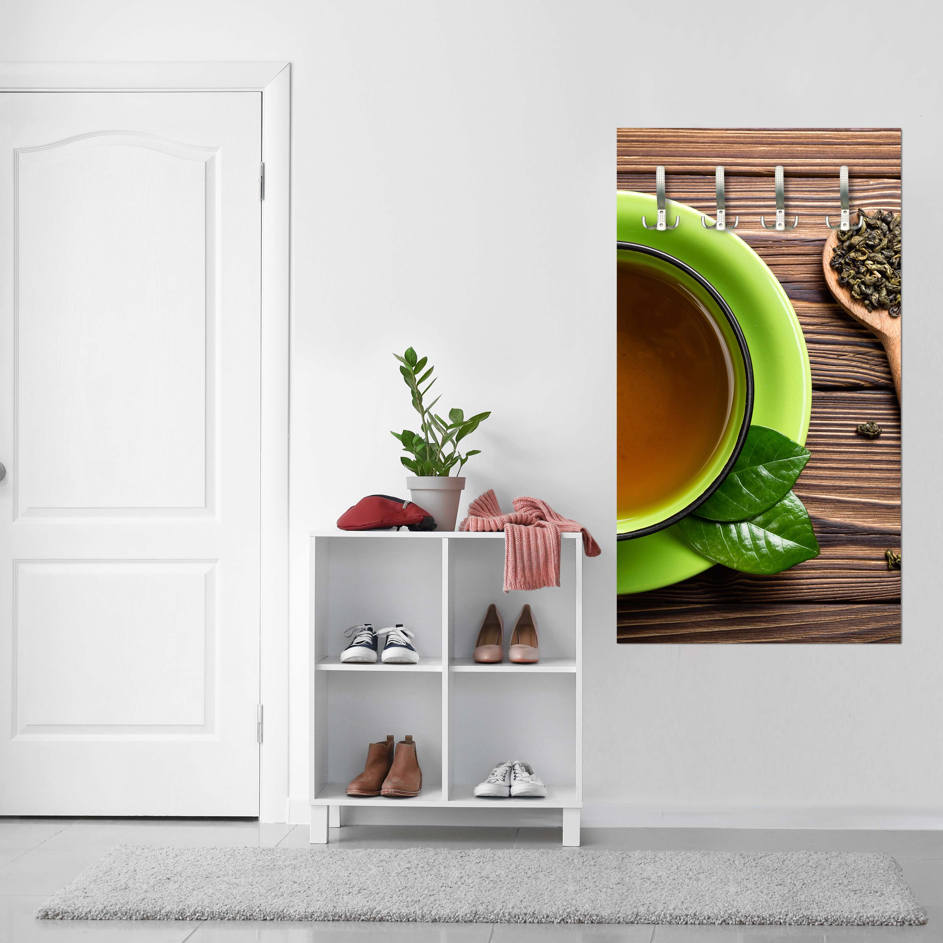 Garderobe Draufsicht auf eine Teetasse M0841 entdecken - Bild 2 Garderobe Draufsicht auf eine Teetasse M0841 entdecken - Bild 2