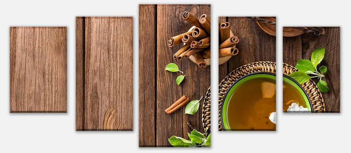 Leinwandbild Mehrteiler Tasse Tee mit Kräutern gewürzt M0844 entdecken - Bild 1 Leinwandbild Mehrteiler Tasse Tee mit Kräutern gewürzt M0844 entdecken - Bild 1