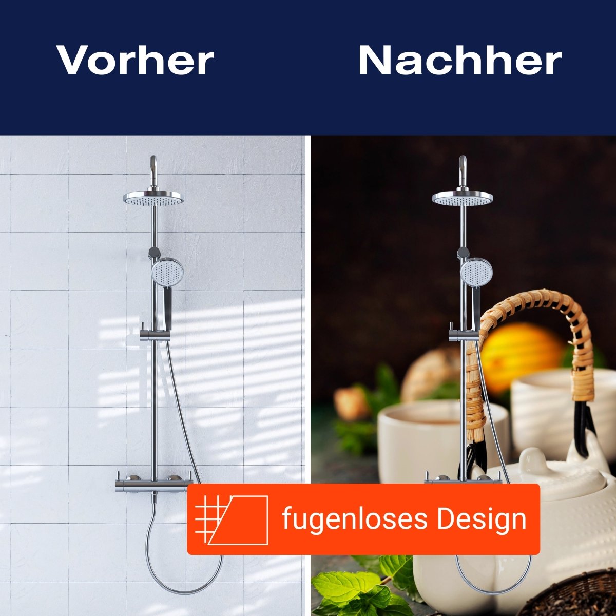 Duschwand Teekanne und Tasse Tee mit Minze M0845 entdecken - Bild 9 Duschwand Teekanne und Tasse Tee mit Minze M0845 entdecken - Bild 9