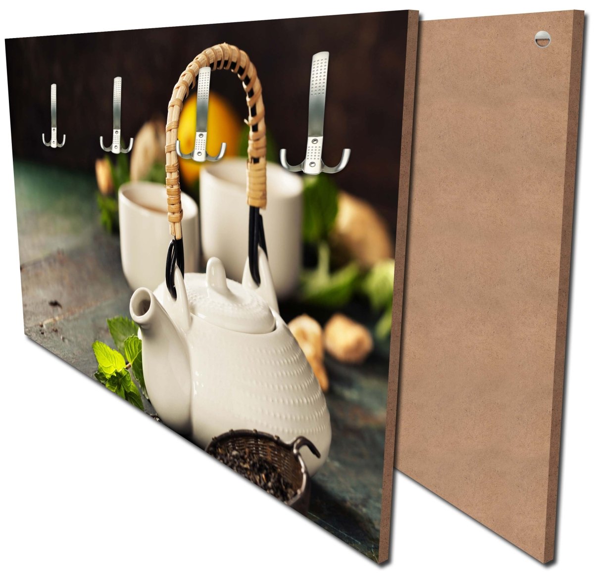 Garderobe Teekanne und Tasse Tee mit Minze M0845 Garderobe Teekanne und Tasse Tee mit Minze M0845