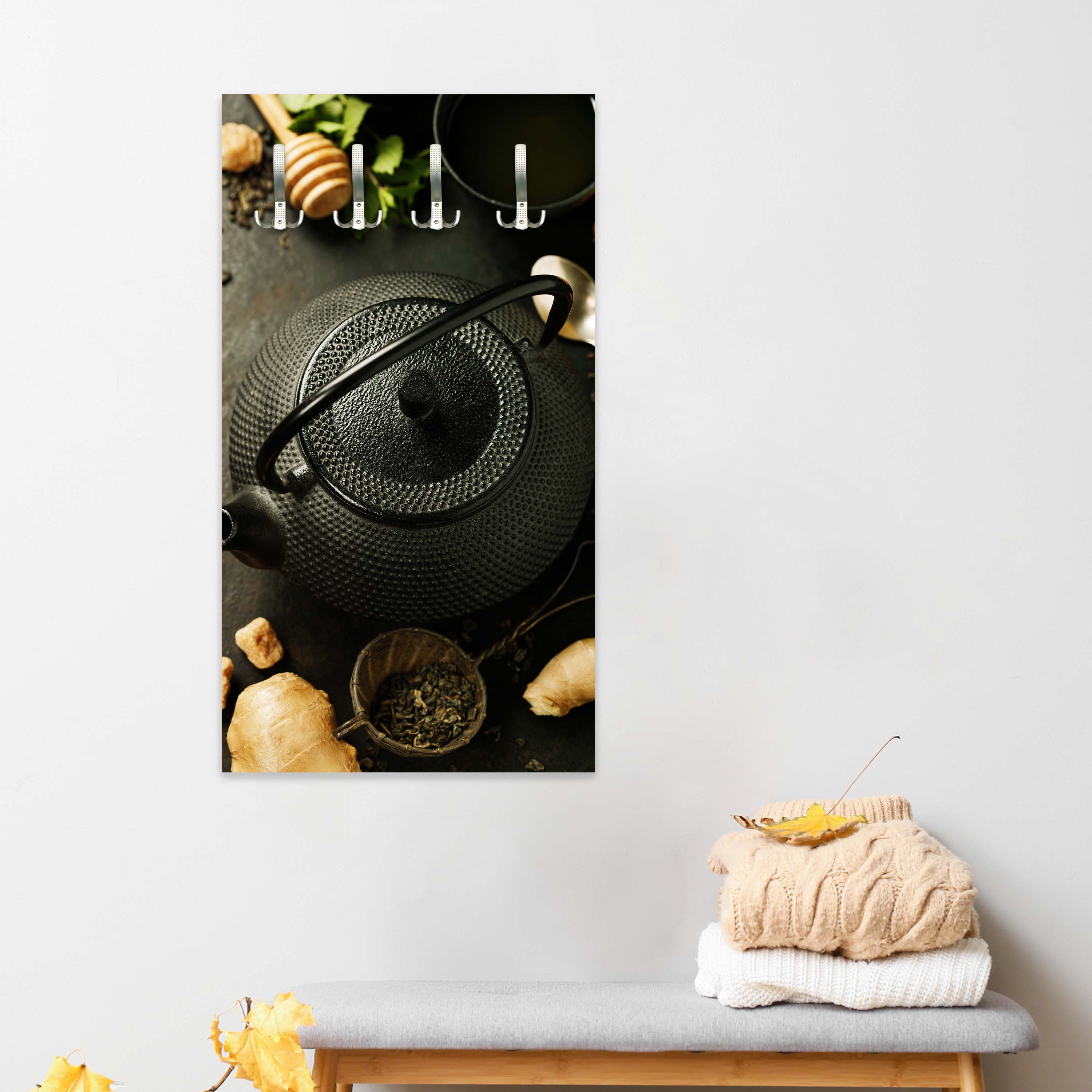 Garderobe Rustikale Teekanne mit Ingwer und Minze M0846 entdecken - Bild 3 Garderobe Rustikale Teekanne mit Ingwer und Minze M0846 entdecken - Bild 3