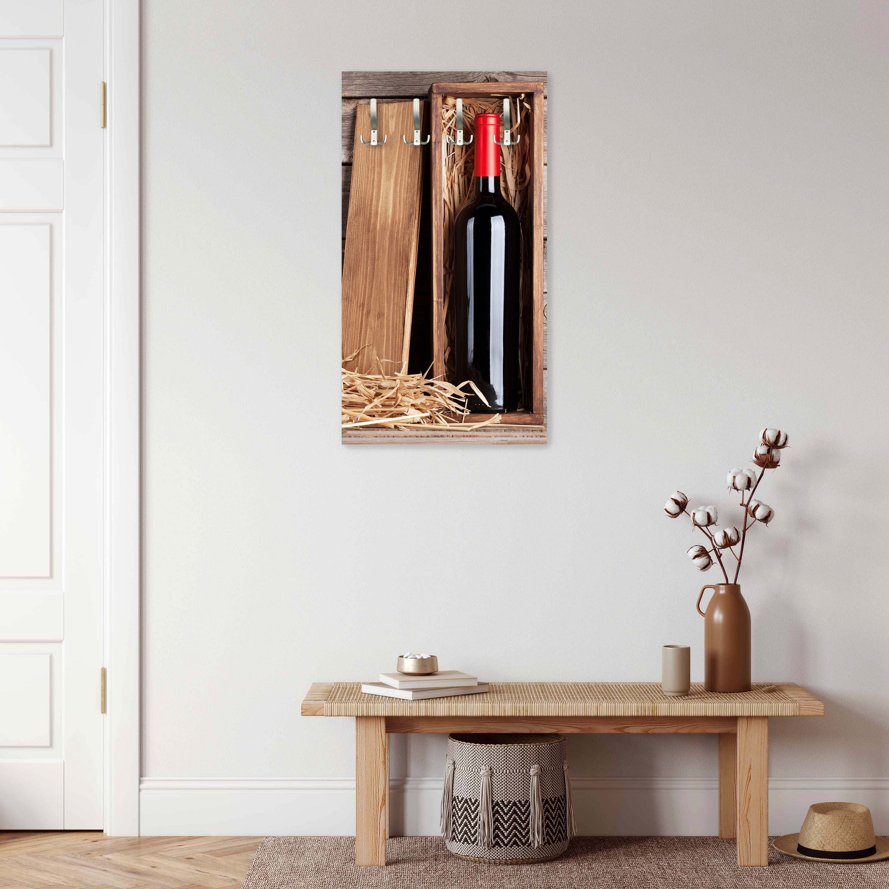 Garderobe Rotweinflasche und Weingläser M0848 entdecken - Bild 2 Garderobe Rotweinflasche und Weingläser M0848 entdecken - Bild 2