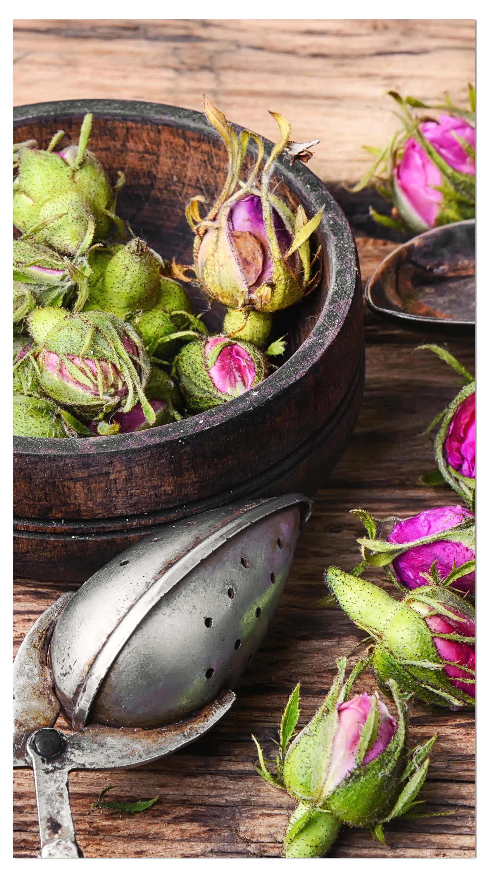 Garderobe Teesieb und Rosenknospen M0851 entdecken - Bild 4 Garderobe Teesieb und Rosenknospen M0851 entdecken - Bild 4